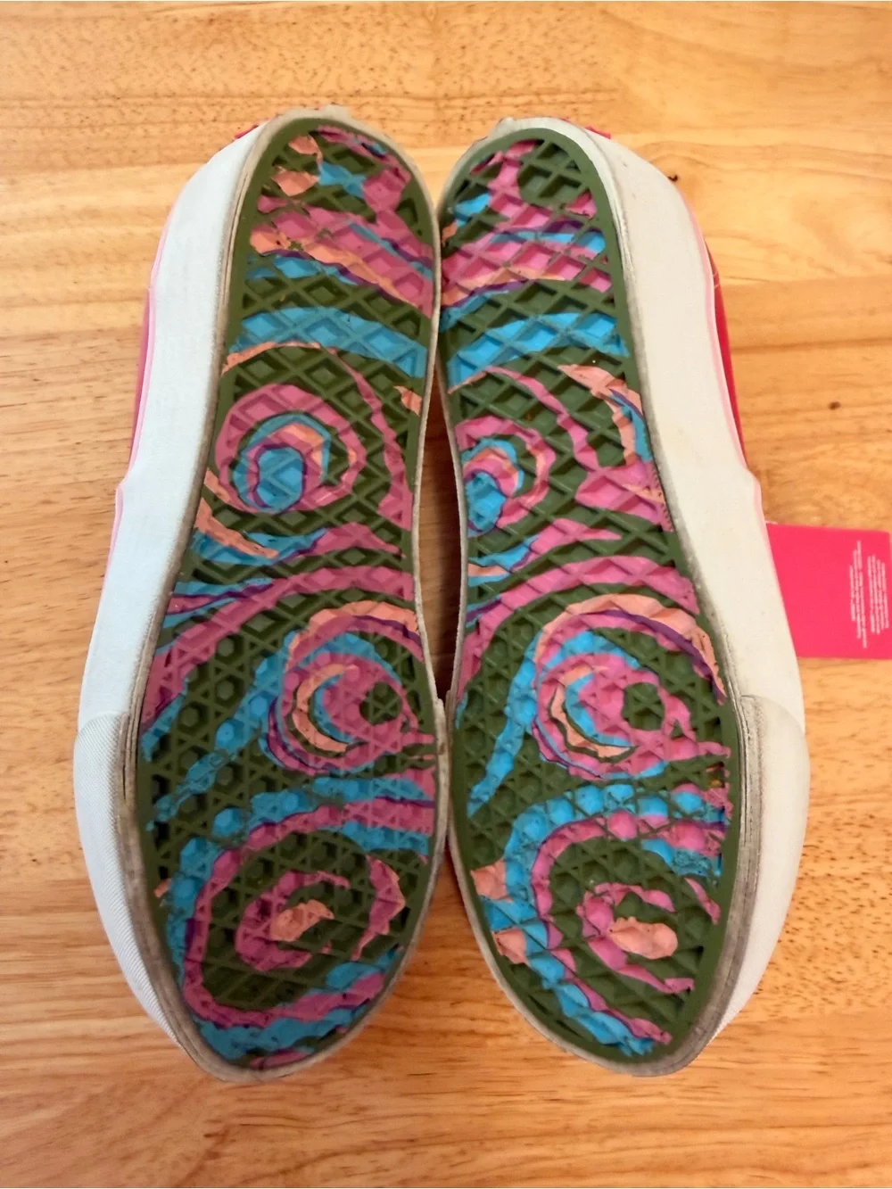 VANS Stackform Pink Metallic Platform Sneakers-Barbie Edition 9